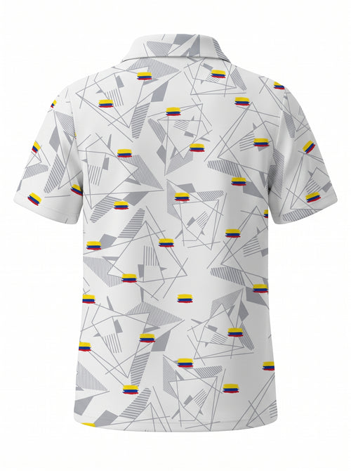 Heritage Flag Golf Polo — Colombia Edition