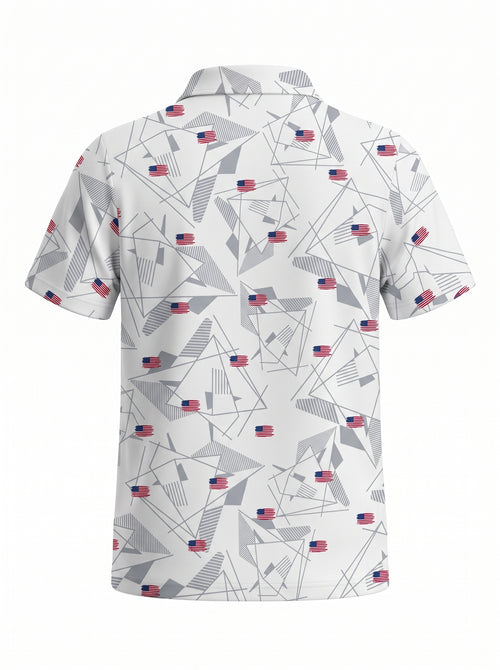 Heritage Flag Golf Polo — USA  Edition