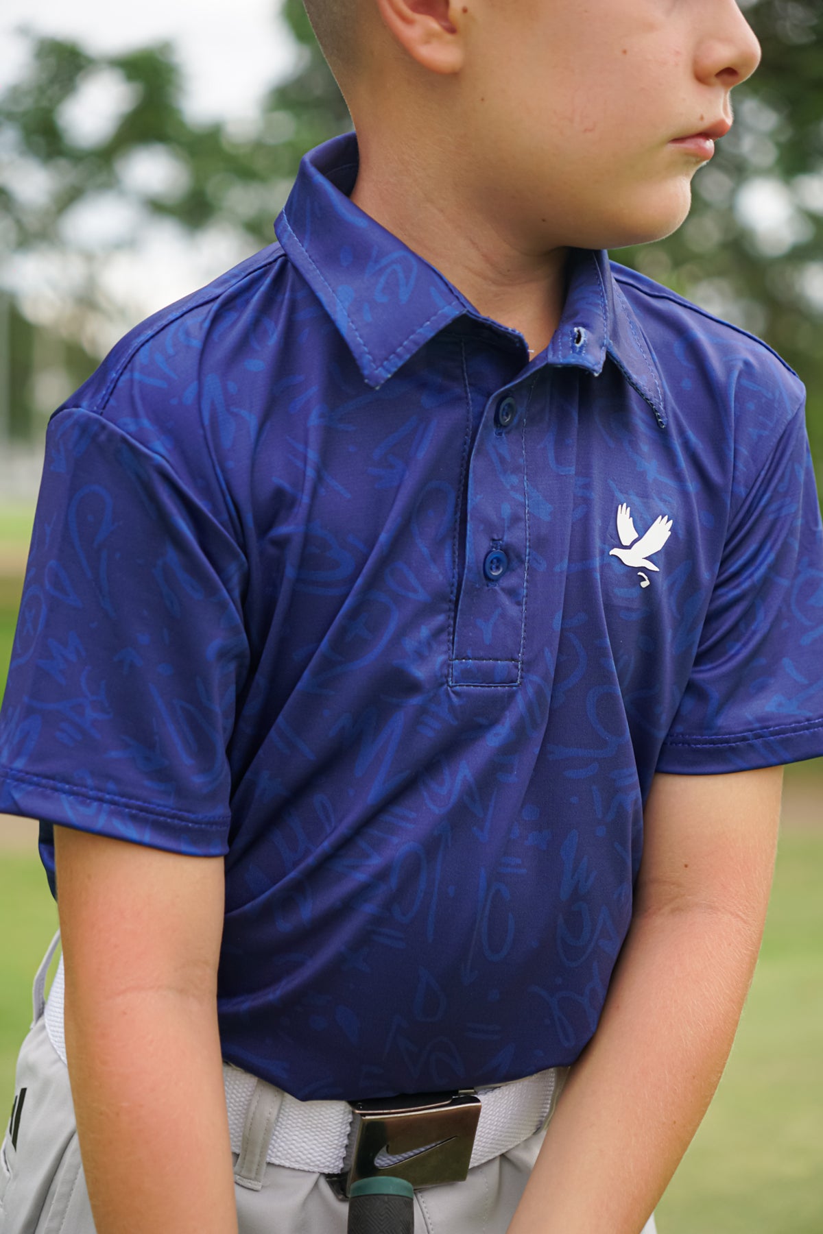 Eagle Blue Golf Polo