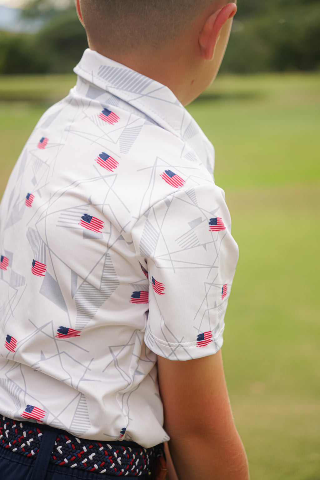Heritage Flag Golf Polo — USA  Edition