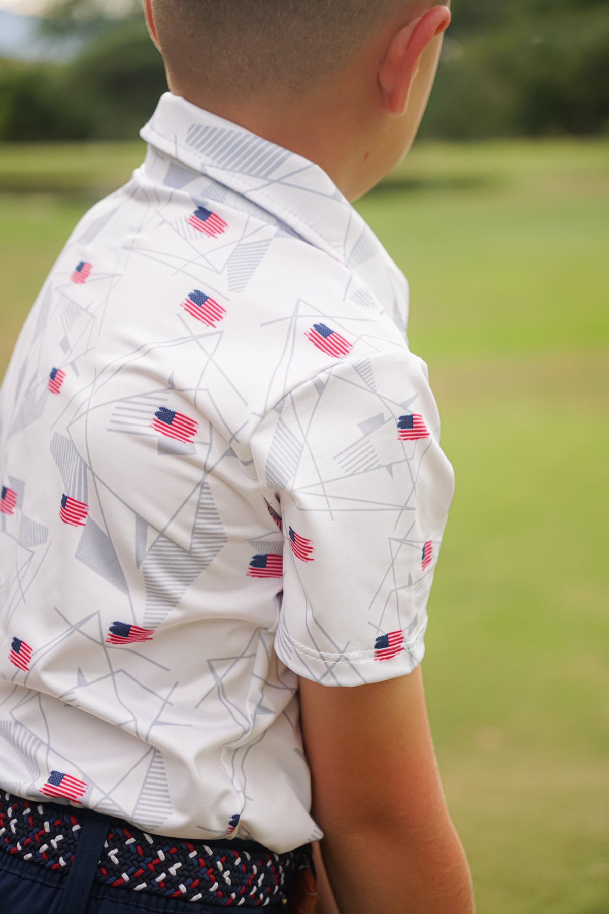 Heritage Flag Golf Polo — USA  Edition