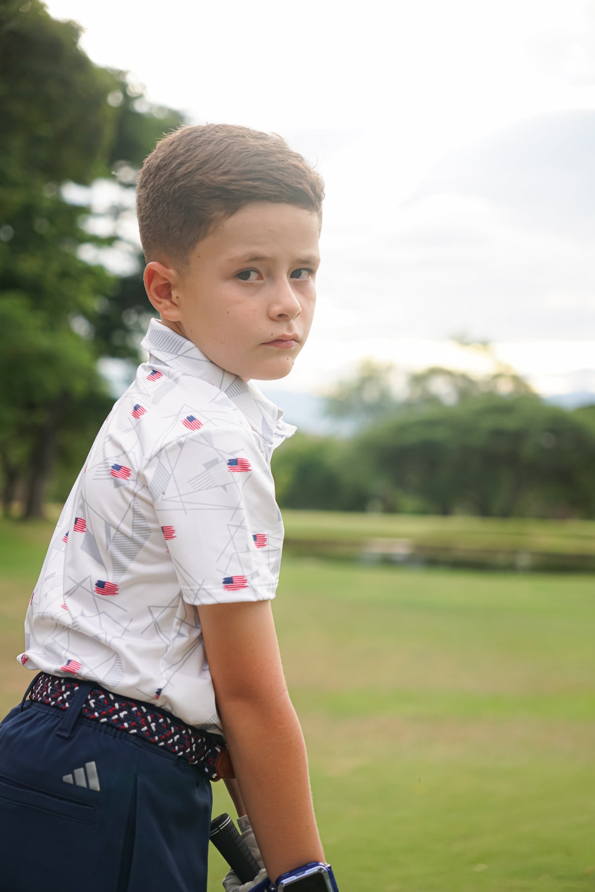 Heritage Flag Golf Polo — USA  Edition
